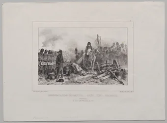 Litografinen albumi vuodelta 1837: Puolipataljoona vasemmalla...Tavoite!...Tuli!...Lataa