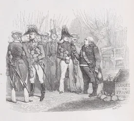 Barbaarinen pyhä liitto Bérangerin täydellisistä teoksista, 1836.