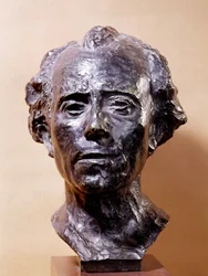 Säveltäjä Gustav Mahlerin (1860-1911) rintakuva, Auguste Rodinin (1840-1917) veistos, 1800-luku, Pariisi, Musée Rodin