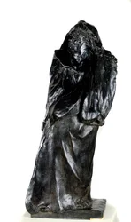 Balzacin kunniamonumentti Ennen viimeistä tutkimusta. Auguste Rodinin (1840-1917) veistos 1897 Pariisi, Musee Rodin