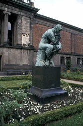Ajattelija-patsas, Ny Carlsberg Glyptotek, Kööpenhamina, Tanska, Eurooppa