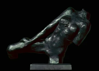 Naisen vartalo pronssiveistos Auguste Rodin (1840-1917) Paris, Musee Rodin