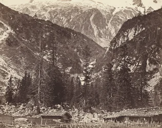 Chalet de Handeck, vall de Hasli, cantó de Berna, Suïssa, c. 1860 finès