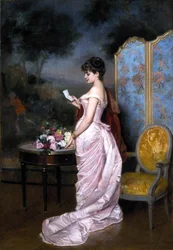"Rakkauskirje" Auguste Toulmouche