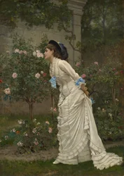 Nainen ja ruusut, 1879