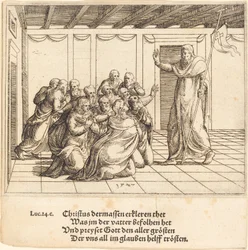 Crist apareix als apòstols, 1547. finlandès