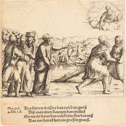 Herra makeuttaa Maran vedet, 1548.