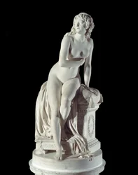 Hylätty Psykhe, Augustin Pajoun (1730-1809) veistos, 1791, Pariisi, Musée du Louvre