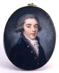 Nuoren miehen muotokuva, n. 1790 (akvarelli ja guassi)