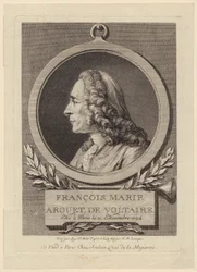 François Marie Arouet de Voltairen muotokuva