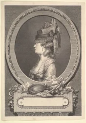 Adrienne-Sophie Marquise de ***:n muotokuva, 1779.