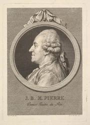 Jean-Baptiste-Marie Pierren muotokuva, 1775.