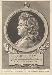 Muotokuva Jean-Baptiste Lullystä, 1770.