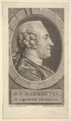 Jean-Francoise Marmontelin muotokuva, 1765.