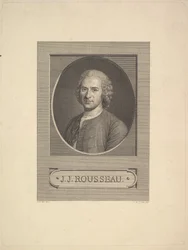 Jean-Jacques Rousseaun muotokuva, 1777.