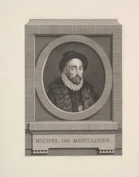 Michel de Montaignen muotokuva, 1774.