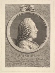 Pierre-Jean Marietten muotokuva, 1765.