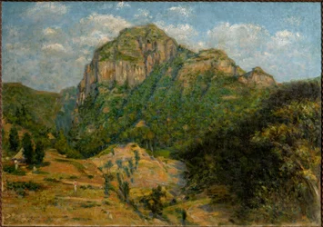 Paisatge africà (oli sobre tela), cm 79 x 112,5.finès