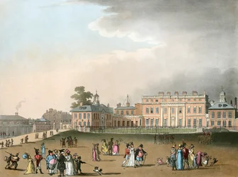 Buckinghamin palatsi, Lontoo, 1809