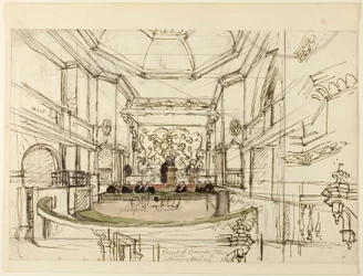 Court of Common Pleas, Westminster Hall, Lontoon mikrokosmoksesta peräisin oleva opus