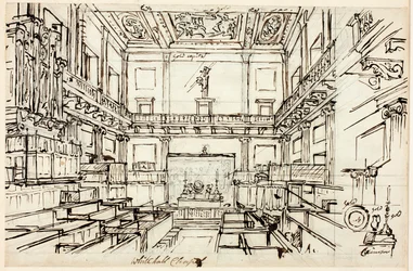 Tutkimus Whitehall Chapelille, Microcosm of London