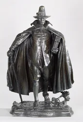 Puritan, 1899 (tummanruskeanmusta patinoitu pronssi)