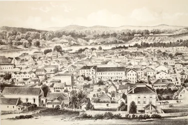 Brisbane, David Blairin, McGradyn, Thomsonin ja Nivenin Australasian historiasta, 1879