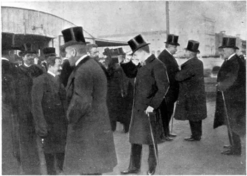 Arkkiherttua Frans Ferdinandin ja tämän vaimon Sophien, Hohenbergin herttuattaren, murhakohtaus, 1914