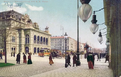 Kaerntnerring ja keisarillinen ja kuninkaallinen ooppera Wienissä, 1908