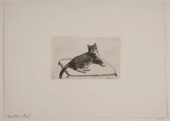 Tanskan kieli: Recumbent cat