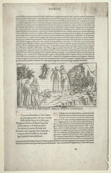 Dante ja Vergilius Beatricen näyn kanssa, n. 1481-1485.