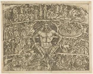 Inferno Danten mukaan Pisan Campo Santo Frescosta