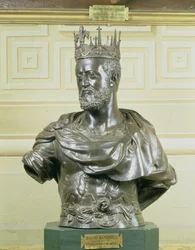 Cosimo I de Medicin (1519-74) muotokuva n. 1557 (pronssi)