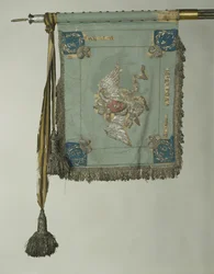 Pyhän Yrjön standardi Hänen Majesteettinsa Hengenvartija-Cuirassier-rykmentistä, n. 1830