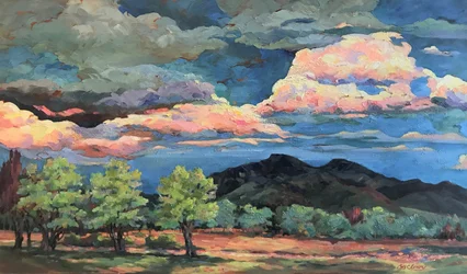 Pohjois-Taos, 2007 (öljy kankaalle)