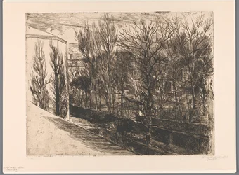 Näkymä studioltani (alkuperäinen nimi esineessä) Panoraama (otsikko esineessä)