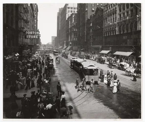 State Street, Chicago, Illinois, USA, n. 1905 (m/v valokuva)