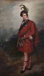 Augustus Frederick, Sussexin herttua, ylämaan puvussa, 1885