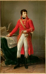 Napoleon Bonaparten kokovartalomuotokuva ensimmäisenä konsulina (1769-1821). 1802. Pariisi, Kunnialegioonan museo