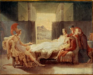 Luonnos Aeneas kertoi Didolle Troijan onnettomuuksista, ennen vuotta 1813