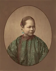 Tyttö Shanghaista 1870-luvulta.