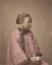 Tyttö Shanghaista 1870-luvulta.