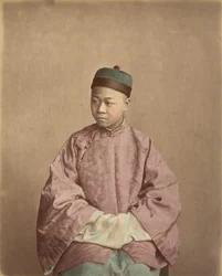 [Nuori kiinalainen herrasmies], 1870-luku.