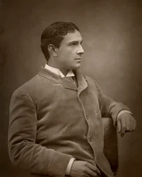 Maurice Barrymore, brittiläinen näyttelijä, 1886