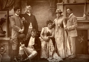 Drury Lane Company elokuvassa A Run of Luck, Drury Lane -teatterissa Lontoossa, 1886