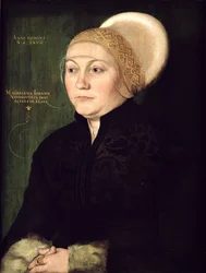 Magdalena Neudorfferin (1487-1544) muotokuva 1527
