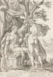 Herkules ja Omphale, 1590