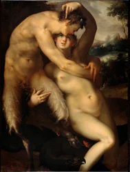 Jupiter ja Antiope, n. 1596