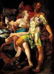 Odysseus ja Circe, Bartholomaeus Spranger (1546-1611)