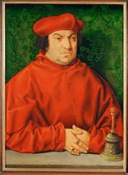 Kardinaali Bernhardus Clesius (maalaus tammipuulle)